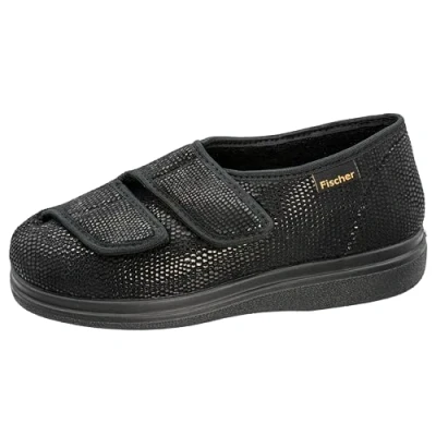 Image de Fischer Pantoufles pour hommes 13948, Pointure:41 EU, La couleur:noir