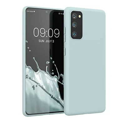 Afbeelding van kwmobile telefoonhoesje geschikt voor Samsung Galaxy S20 FE Hoesje smartphone Back cover in cool mint