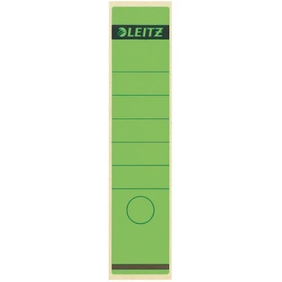 Image de Etiquette autocollantes dos de classeurs 61 x 285 mm vert x10 leitz 16400055