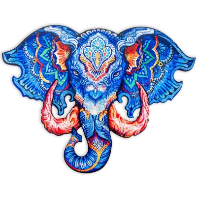 Afbeelding van Puzzel A3 Olifant (hoofd)