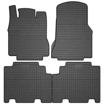 Afbeelding van M MOTOS Rubberen vloermatten voor Mercedes A klasse V168 2001 2004 Verbeter uw reiscomfort met de zwarte antislip mat auto en automat alle weersomstandigheden, bescherming Contr