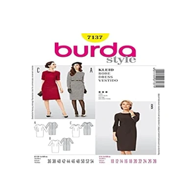 Afbeelding van Burda Naaipatroon 7137 Jurk in variaties