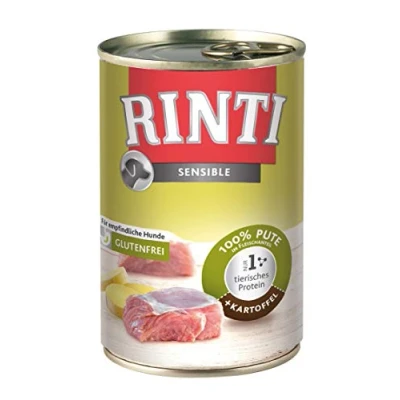 Afbeelding van Rinti Sensible 6 x 400 g Kalkoen &amp; Aardappel