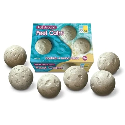 Afbeelding van Yellow Door Sensory Play Stenen Feel Calm