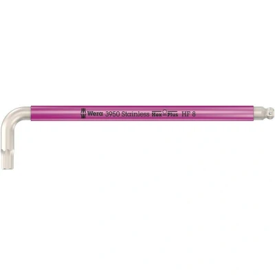 Afbeelding van WERA 3950 SPKL Multicolour HF stiftsleutel, metrisch, RVS, met vasthoudfunctie, 8 x 195 mm 05022697001