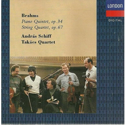 Afbeelding van Brahms: Piano Quintet, Op. 34; String Quartet, 67