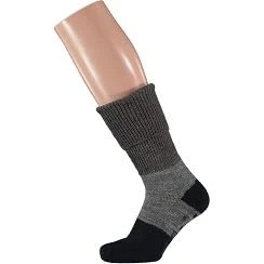 Afbeelding van Apollo Wollen Huissokken dames Ribbed Blauw Maat 39/42 Wintersokken