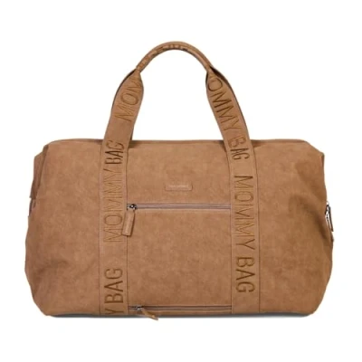 Afbeelding van Childhome Verzorgingstas Mommy Bag® 55x30x40 cm Signature Prestige Hazelnoot Met Matje &amp; Koeltasje