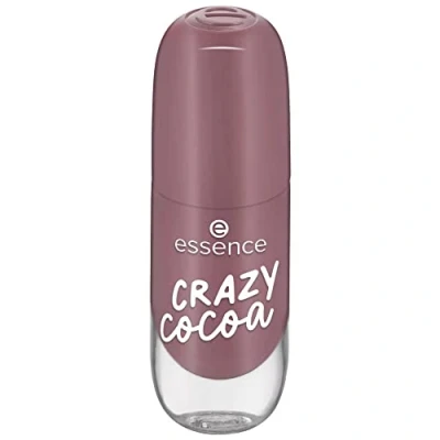 Image de essence Vernis à ongles gel n 29 CRAZY cocoa Marron Résultat express Longue durée Couleur intense Brillant Sans acétone, végétalien particules de microplastiques (8 ml)