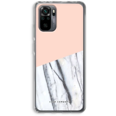 Afbeelding van Case Company® hoesje geschikt voor Xiaomi Redmi Note 10 Pro A touch of peach Soft Cover Telefoonhoesje Bescherming aan alle Kanten en Schermrand
