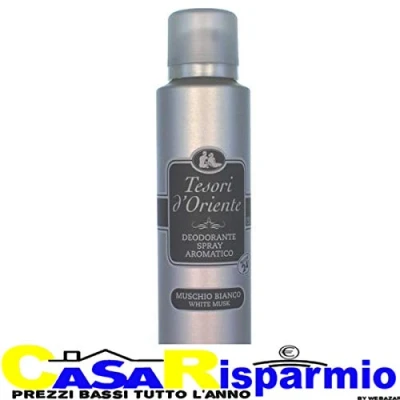 Afbeelding van Tesori d’Oriente White Musk Unisex Spuitbus deodorant 150 ml 1 stuk(s)