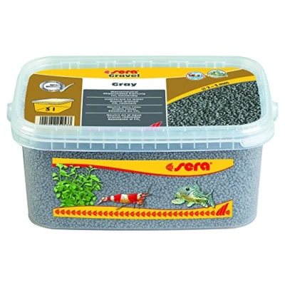 Afbeelding van Sera Gravel Gray Inhoud: 3 liter Aquarium grind bodem