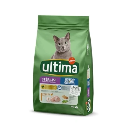 Afbeelding van 2x10kg Ultima Cat Sterilized Senior Kattenvoer