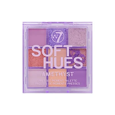 Afbeelding van W7 Soft Hues Pressed Pigment Oogschaduw Palette Amethyst
