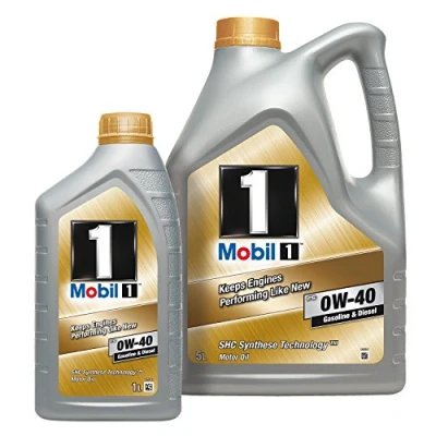 Afbeelding van Mobil 153686 FS 0W 40 Gasoline &amp; Diesel, 5 liter plus 1
