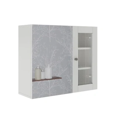 Afbeelding van Vicco Malte 60 x 50 cm met spiegel Wit