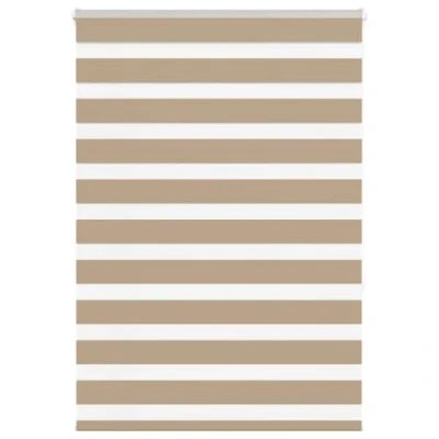 Afbeelding van vidaXL Zebra Blind 110x150 cm stofbreedte 105,9 polyester zandbruin