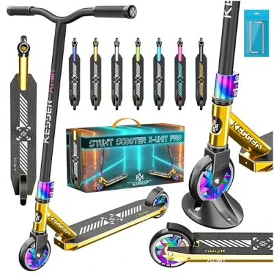Afbeelding van KESSER® Stuntstep X Limit Pro 360 voor Volwassenen en Kinderen Chroom / Goud