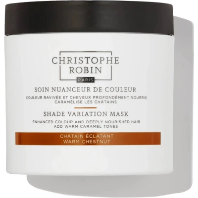 Afbeelding van Christophe Robin Shade Variation MASK Haarverf, Dames, Maat: 250 ml, Warm chestnut
