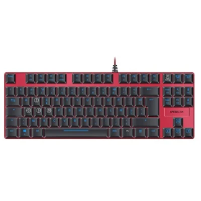 Afbeelding van Speedlink ULTOR Illuminated Mechanical Gaming Keyboard FR lay out professioneel gamingtoetsenbord met mechanische toetsen (macrotoetsen, achtergrondverlichting), zwart rood