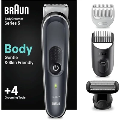 Afbeelding van Braun BodyGroomer BG5340 Zwart. Zilver