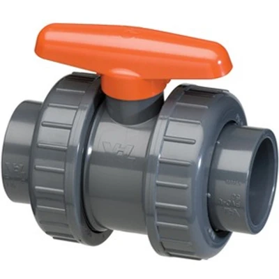 Afbeelding van Druk PVC kogelafsluiter 40mm 16 bar
