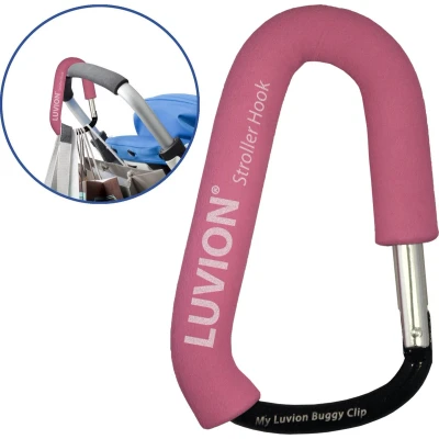 Afbeelding van LUVION® Buggy haak / Kinderwagen tassenhaak Roze