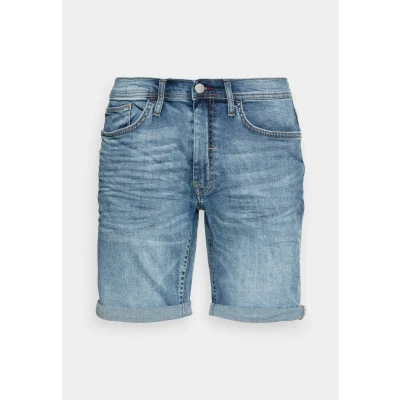 Afbeelding van Blend Jeansshort, Heren, Maat: Small, Denim middle blue