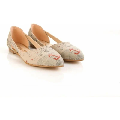 Afbeelding van GOBY Anker Ballerinas Sandalen Hoge kwaliteit Handmade Meisjesprint Maat 40