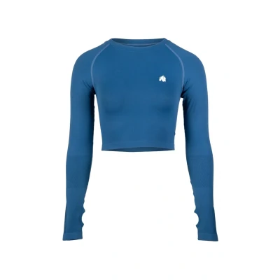 Afbeelding van Gorilla Wear LONG Sleeve Longsleeve, Dames, Maat: Small, Blue