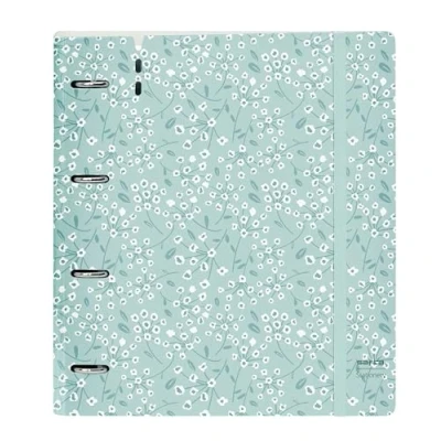 Afbeelding van Ringmap Safta Light blue flowers