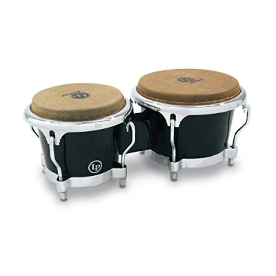 Image de Percussions LP Latin Percussion FIBRE DE VERRE NOIR LP200XF BK Bongos