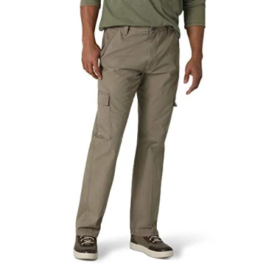 Afbeelding van Wrangler Authentics Casual broek voor heren, Militaire stijl kaki ripstop