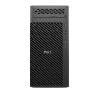 Image de Dell Pro Max Tower T2 FCT2250 Tour Core Ultra 9 285 / jusqu&#039;à 5.6 GHz vPro Enterprise RAM 32 Go SSD 1 To SED, NVMe, TLC Intel Graphics Gigabit Ethernet Win 11 moniteur : aucun noir BTS avec 3 ans de base sur site