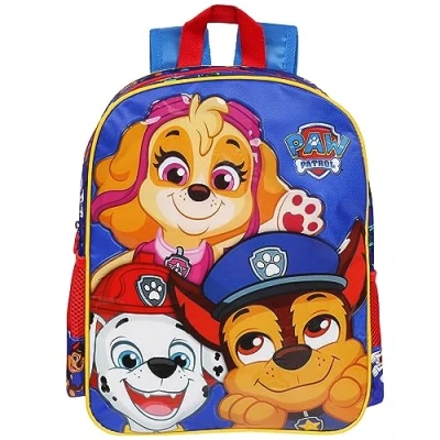Afbeelding van Paw Patrol Chase Marshall Skye Blauwe rugzak voor jongens, 37x29x12cm