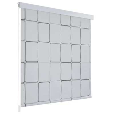 Afbeelding van Rolgordijn voor douche 80x240 cm vierkant