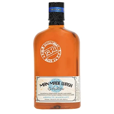 Afbeelding van Man Made Wash Mahogany 530ml Haibu by Kapperskorting.com