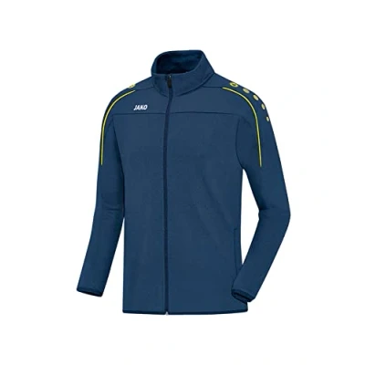 Afbeelding van Trainingsvest Classico Nachtblauw/citroen / S