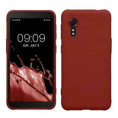 Afbeelding van kwmobile telefoonhoesje geschikt voor Samsung Galaxy Xcover 5 Hoesje smartphone Back cover in spice rood