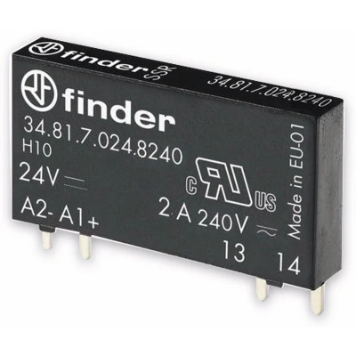 Afbeelding van Finder Halfgeleiderrelais 34.81.7.024.8240 Schakelspanning (max.): 275 V/AC Schakelend bij overbelasting 1 stuk(s)