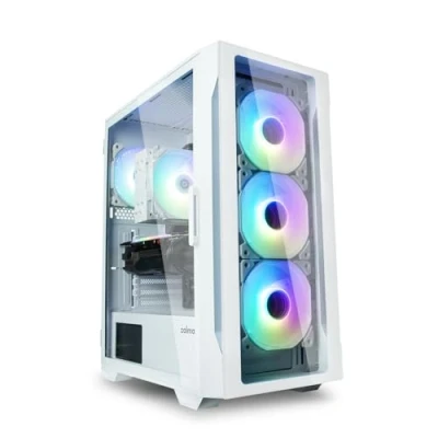 Image de Boitier Pc Sans Alimentation Zalman I3 Neo Tg (Blanc) Moyen Tour Format Atx