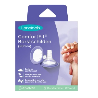 Afbeelding van Lansinoh Borstschild Comfort Fit 28 mm 2 stuks