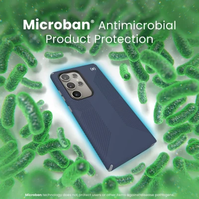 Afbeelding van Speck Presidio2 Grip Samsung Galaxy S24 Ultra Coastal Blue with Microban