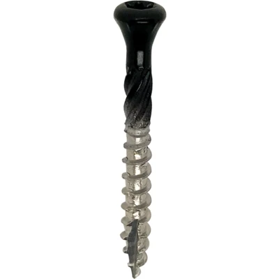 Afbeelding van Woodies potdekselschroef 5x80mm zwarte platkop RVS/410 deeldraad T25 61965511 (Per 200 stuks)