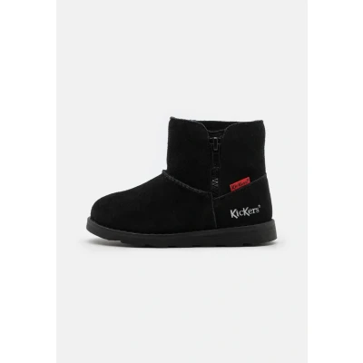 Afbeelding van Kickers Aldiza Snowboots voor kinderen, Maat: 33, Noir Veloursleer