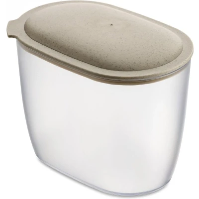Afbeelding van Voorraadpot, Ovaal, 1.4 L, Zand Beige Koziol Connect