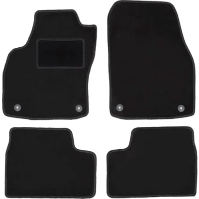 Afbeelding van Zwarte veloursmatten voor: Opel Astra H sedan, hatchback, stationwagen, TwinTop, cabrio, coupé (2003 2010)