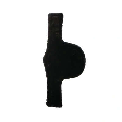 Image de Kentucky Singelhoes Sheepskin Stud Noir 135cm
