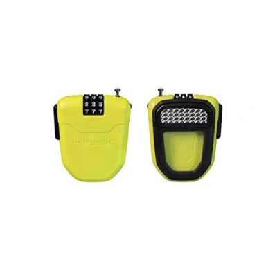 Afbeelding van Hiplok FX Fietsslot met reflector geel