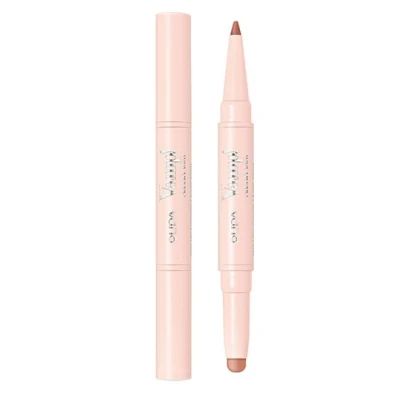 Afbeelding van Pupa Vamp! Creamy Duo Contouring Lip Pencil &amp; Shiny Lipstick Warm Nude 003